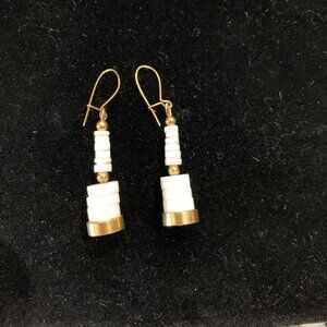 Handcrafted White Shell Earrings (NEW)